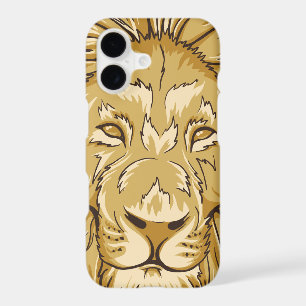 African King  Lion Face Wild Animal iPhone 17 Case