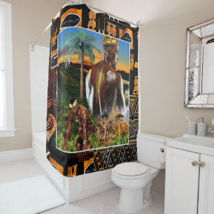 African King Shower Curtain