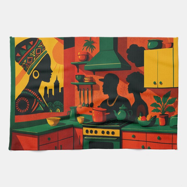 AFRICAN KITCHEN TOWEL (Horizontal)