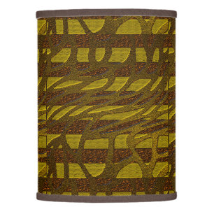 African Kuba Cloth Print Lamp Shade