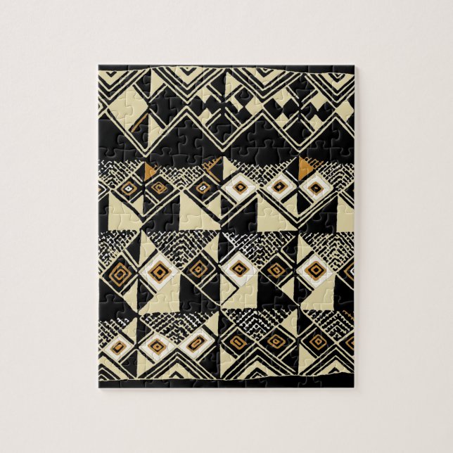 African Kuba Inspired Designs Jigsaw Puzzle (Vertical)
