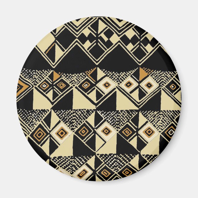 African Kuba Inspired Designs Magnet (Front)