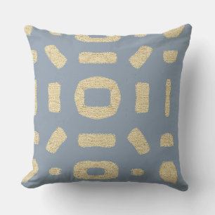 African Kuba Mud cloth Throw Pillow