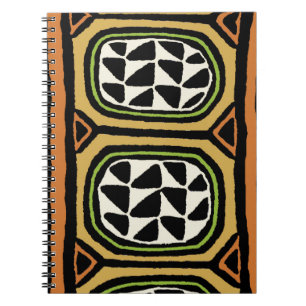 African Kuba Textile Design Notebook