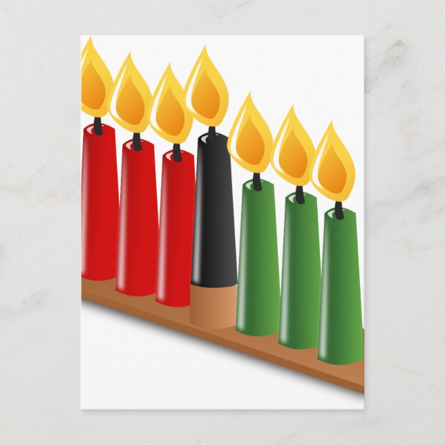 african kwanzaa postcard (Front)