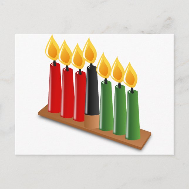 african kwanzaa postcard (Front)