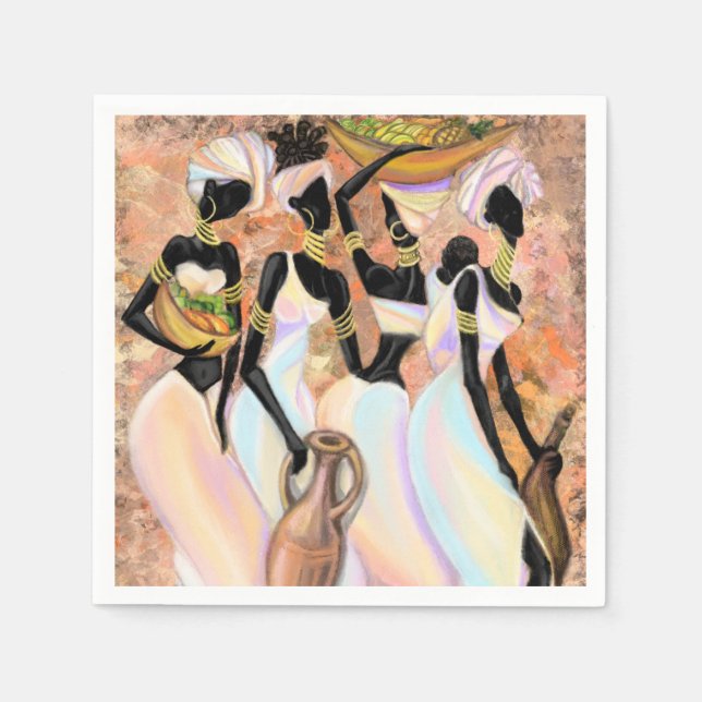 African Ladies Napkins (Front)