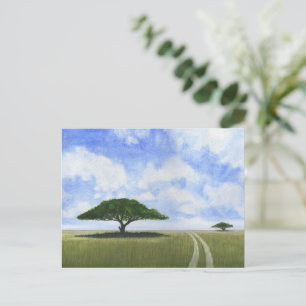 African Landscape Postcard