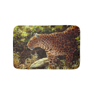 African Leopard Bathroom Mat