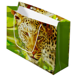 African Leopard Large Gift Bag