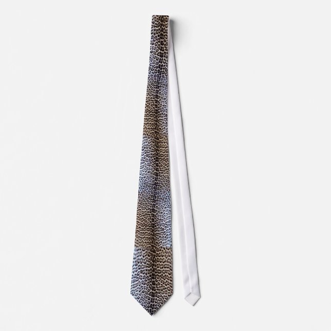 AFRICAN LEOPARD PATTERN MEN'S FORMAL TIE (Front)