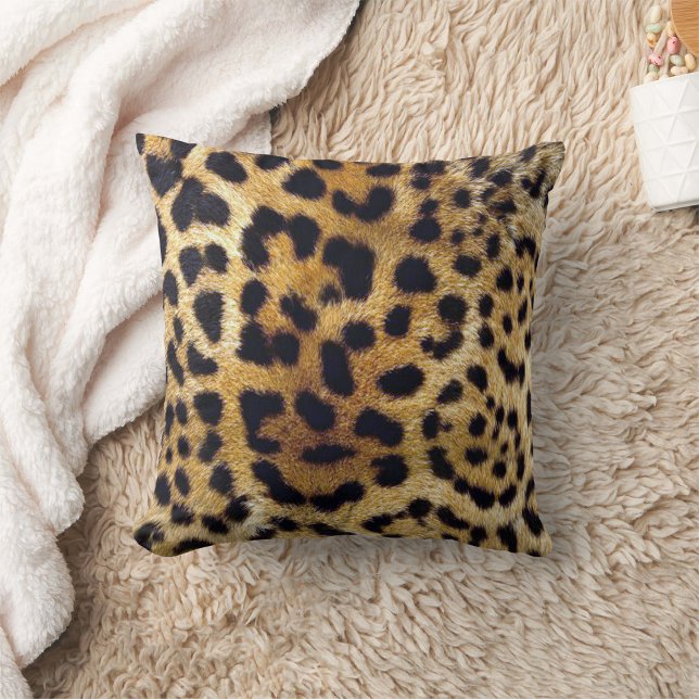 African Leopard Throw Pillow (Creator Uploaded)
