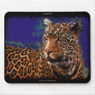 African Leopard Wildlife Art Mousepad