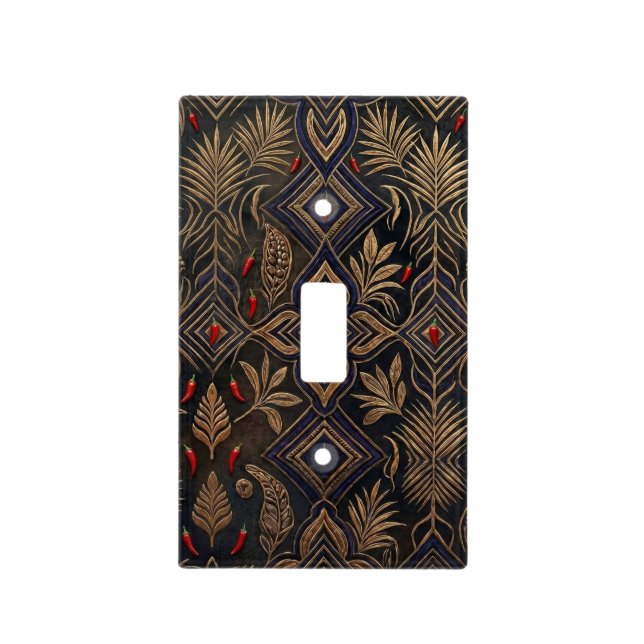 African Light Switch Cover (Front)