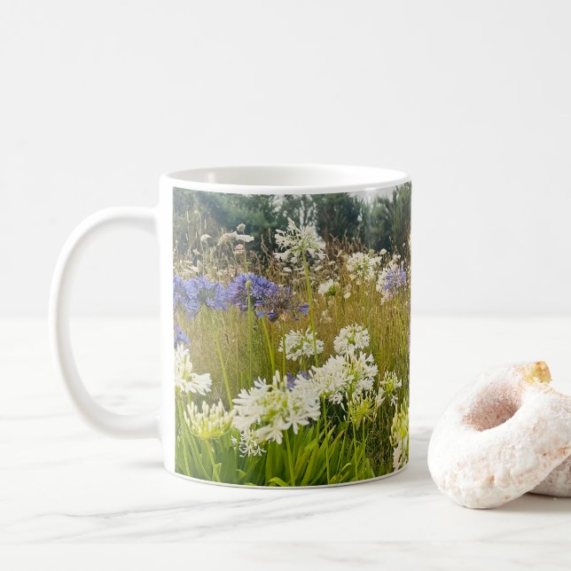 African Lily Photo Coffee Mug (With Donut)