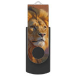 African Lion at Sunset Flash Drive