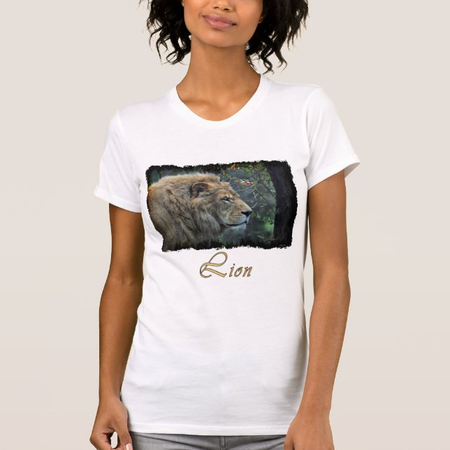 African Lion Big Cat Animal-lover Shirt (Front)