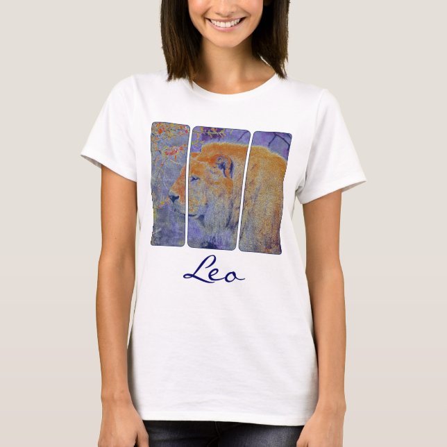 African Lion Big Cat LEO Animal-lover Shirt (Front)