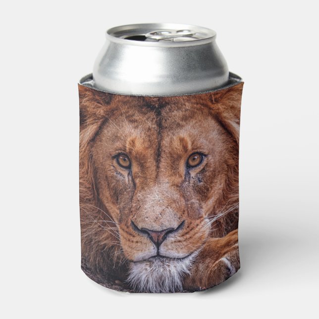 African Lion Can Cooler (Can Front)