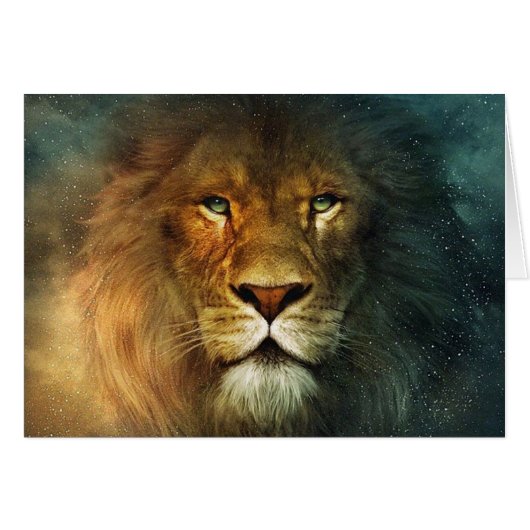 African Lion Cards (Front Horizontal)