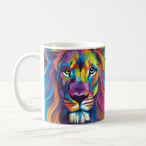 african lion  coffee mug