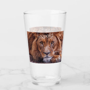 African Lion Glass