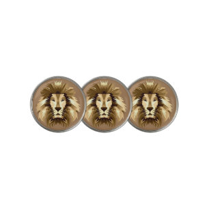 African Lion Golf Ball Marker