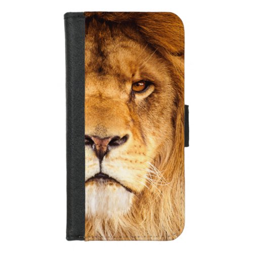 African Lion iPhone 87 Wallet Case