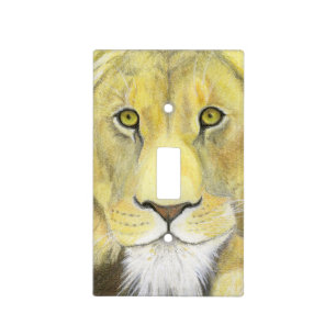 African Lion Light Switch Cover