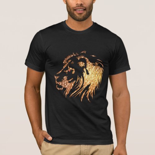 African Lion Motif APPAREL T_Shirt