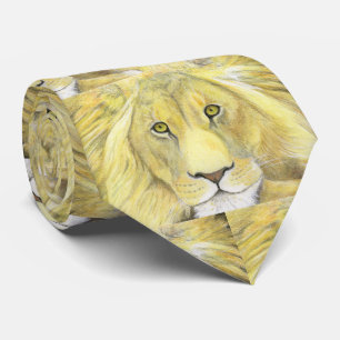 African Lion Neck Tie
