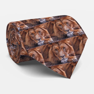 African Lion Neck Tie