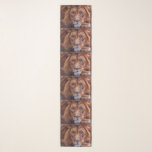 African Lion Scarf<br><div class="desc">A photograph of a majestic African Lion adorns this scarf!</div>