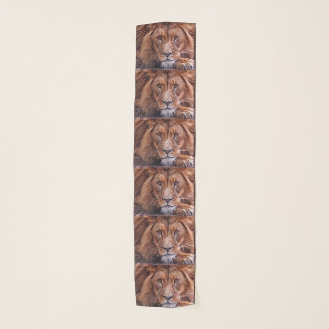 African Lion Scarf (Front)