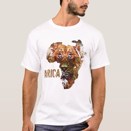 African Lion T_shirt