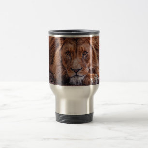 African Lion Travel Mug