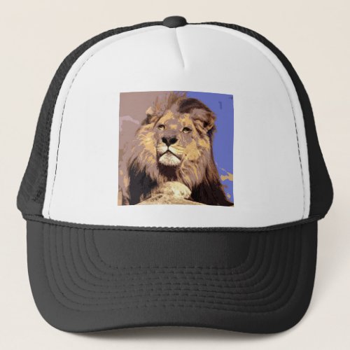 African Lion Trucker Hat