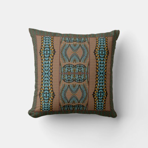 African Lore Throw Pillow