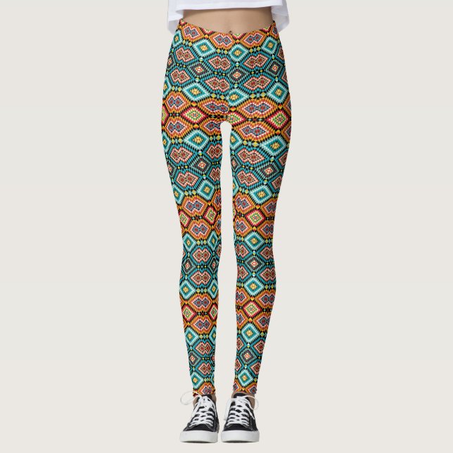 African Love - Power Yoga Leggings (Front)