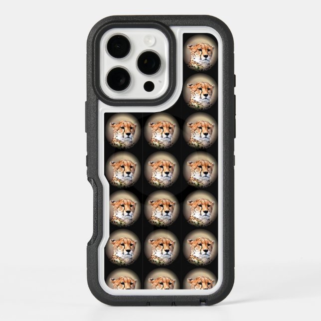 African Lovely Infinity Cheetah Tear Marks  Otterbox iPhone Case (Back)