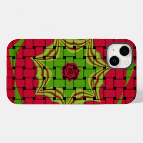 African Lovely Woven red design Case_Mate iPhone 14 Plus Case