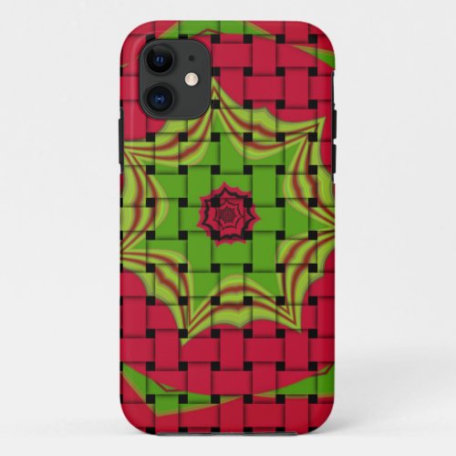 African Lovely Woven red design iPhone 11 Case