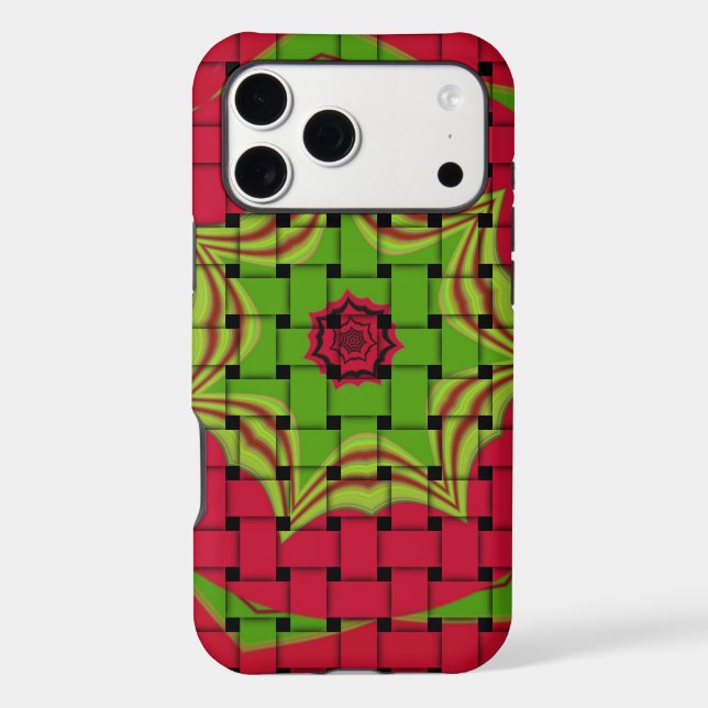 African Lovely Woven red design Case-Mate iPhone Case (Back)