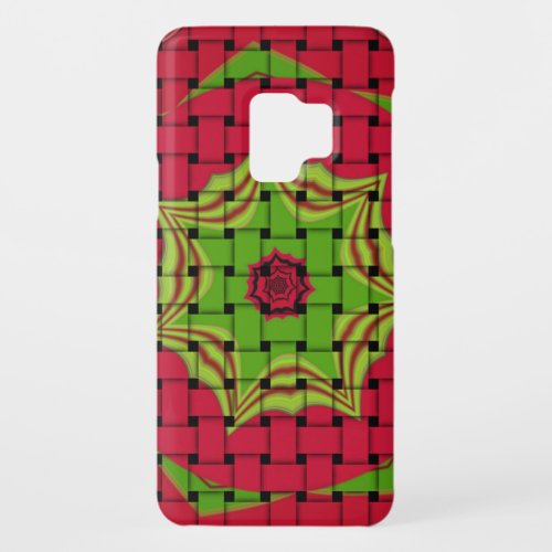 African Lovely Woven red design Case_Mate Samsung Galaxy S9 Case
