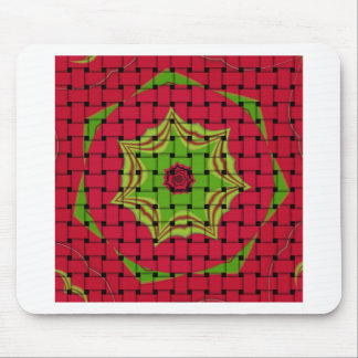 African Lovely Woven red design Mouse Pad