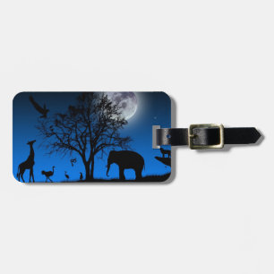 African Luggage tag