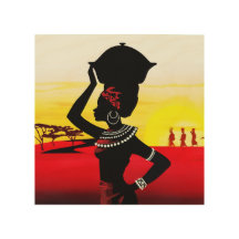 African Maiden on the Savannah