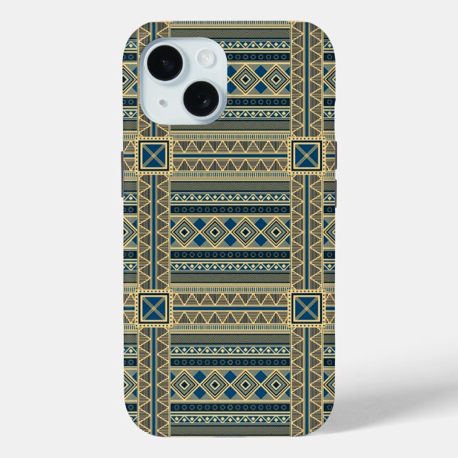 African Mali Pattern iPhone Case (Back)