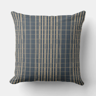 African Mali Pattern Throw Pillow