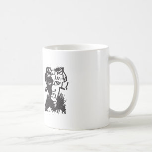 African Man Drawing Funny Quote Classic White Mug